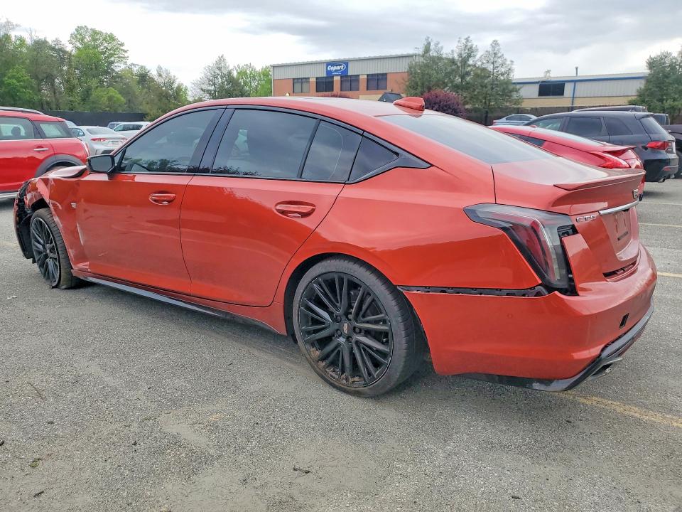 2020 Cadillac Ct5 VIN 1G6DP5RK0L0134335 COPART salvage auction — UNDERCARRIAGE, Md - Cert Of Salvage > 75% Damage, sold $7,600 on 2026-07-17 (photo 2)