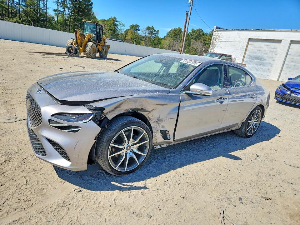 2023 Genesis G70 VIN KMTG34TA1PU123747 COPART salvage auction — SIDE, Salvage Title, sold $1,200 on 2026-07-21 (photo 1)
