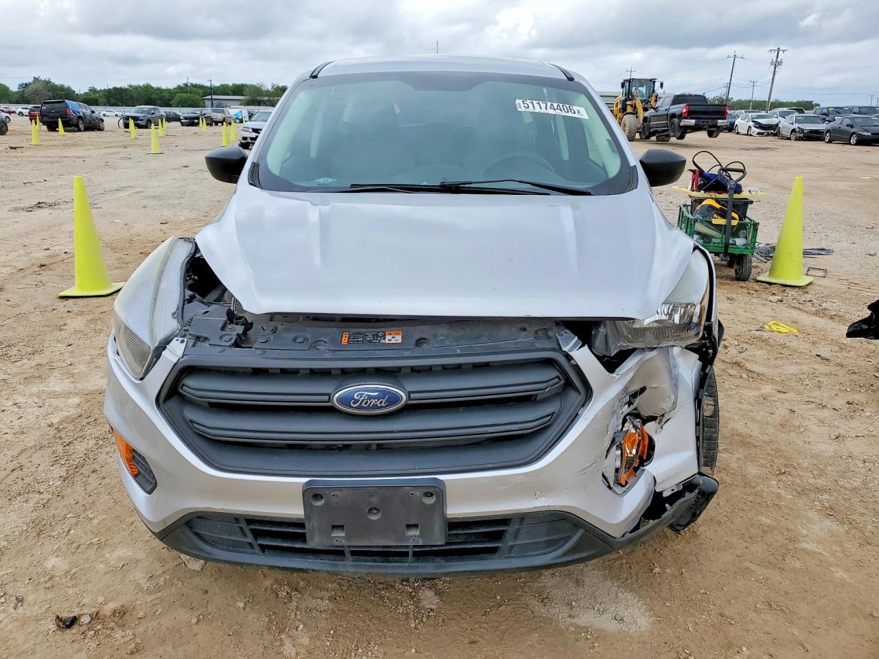 2019 Ford Escape VIN 1FMCU0F73KUA53739 COPART salvage auction — Front End, TX - SALVAGE VEHICLE TITLE, sold $1,850 on 2026-06-25 (photo 5)