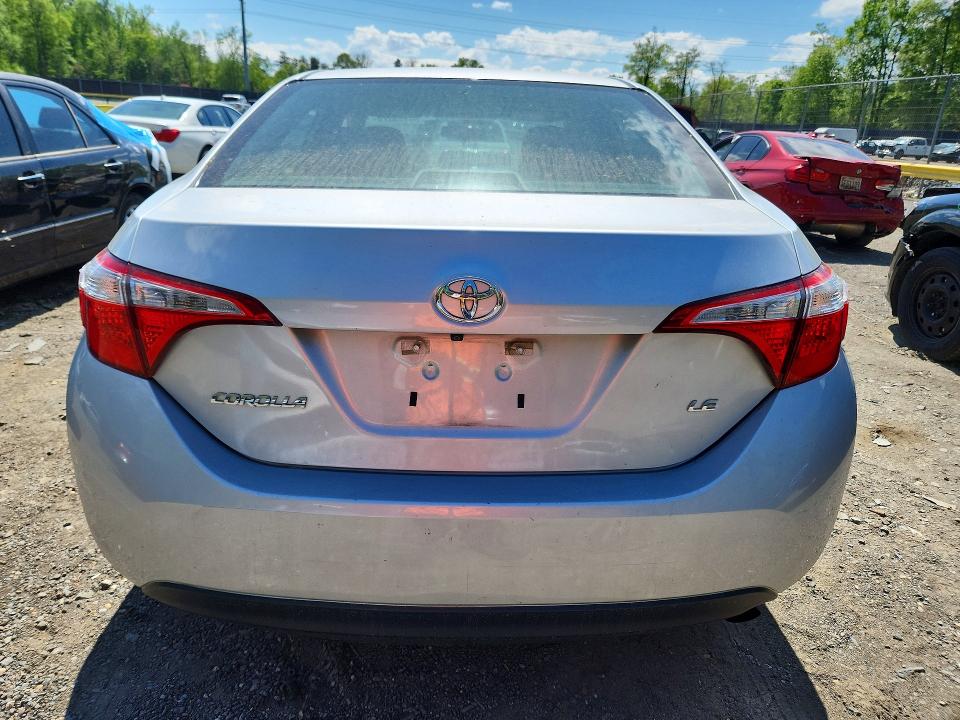 2016 Toyota Corolla VIN 5YFBURHE8GP544697 COPART salvage auction — FRONT END, Md - Cert Of Salvage > 75% Damage, sold $3,050 on 2026-07-17 (photo 6)