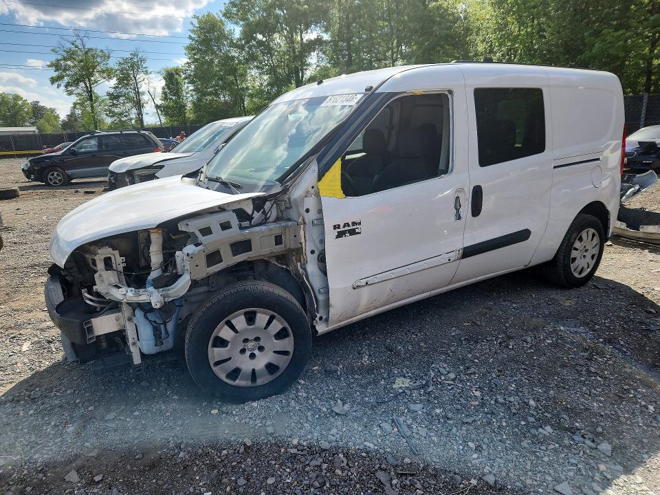 2015 Ram Promaster city VIN ZFBERFBT7F6A18576 COPART salvage auction — FRONT END, Md - Cert Of Salvage > 75% Damage, sold $225 on 2026-07-28 (photo 1)