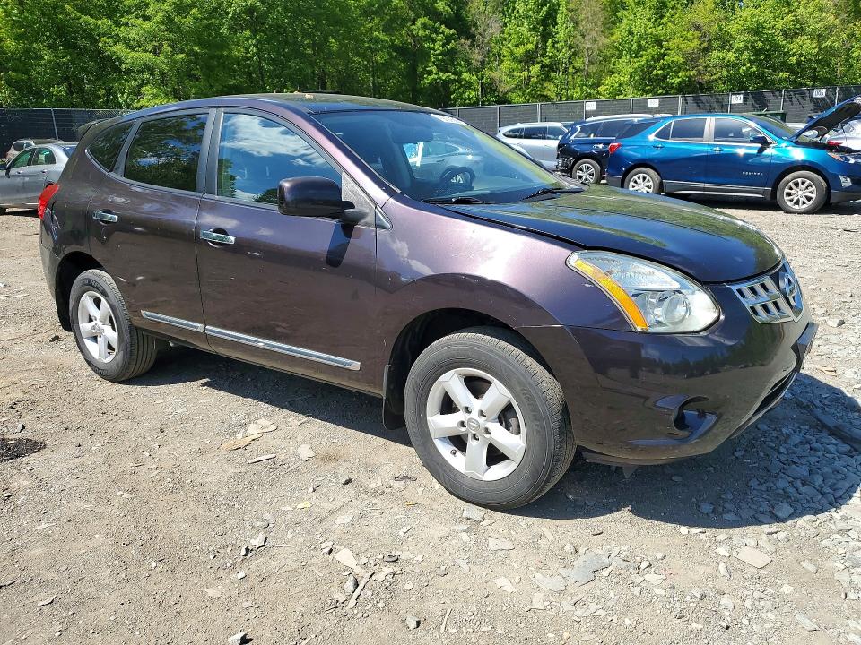 2013 Nissan Rogue sport VIN JN8AS5MV0DW116582 COPART salvage auction — FRONT END, MD - CERTIFICATE OF TITLE, sold $300 on 2026-07-31 (photo 4)