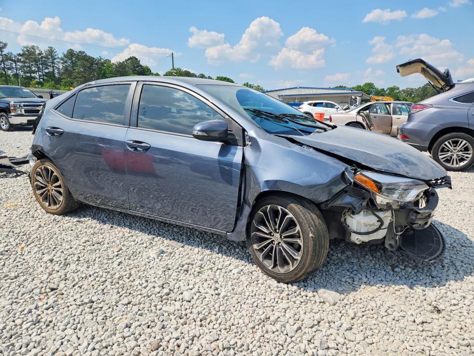 2014 Toyota Corolla VIN 5YFBURHE6EP122554 COPART salvage auction — REAR END, Ga - Bill Of Sale - Parts Only, sold $1,000 on 2026-07-02 (photo 4)