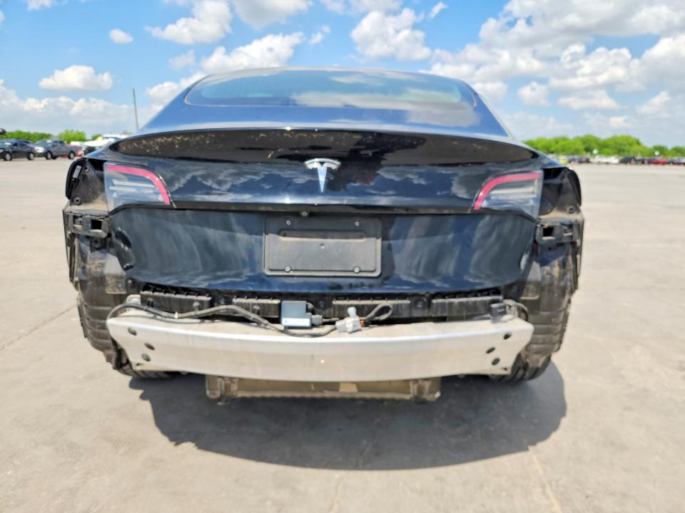 2019 Tesla Model 3 VIN 5YJ3E1EAXKF486276 COPART salvage auction — REAR END, Tx - Certificate Of Title, sold $10,400 on 2026-07-09 (photo 6)