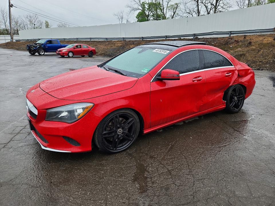 2018 Mercedes-benz Cla-klasse VIN WDDSJ4GB5JN522430 COPART salvage auction — REAR END, NY, sold $3,050 on 2026-07-16 (photo 1)