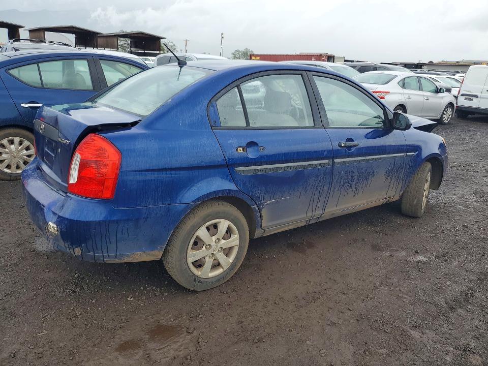 2009 Hyundai Accent VIN KMHCM46C49U308493 COPART salvage auction — FRONT END, Hi - Certificate Of Salvage, sold $1 on 2026-07-20 (photo 3)