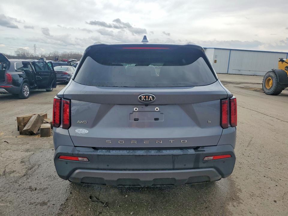2021 Kia Sorento VIN 5XYRLDLC0MG068665 COPART salvage auction — HAIL, Il - Salvage Certificate, sold $8,800 on 2026-07-10 (photo 6)