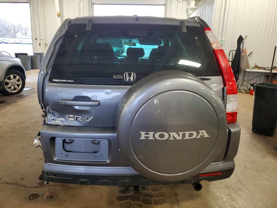 2006 Honda Cr-v VIN SHSRD78926U415718 COPART salvage auction — REAR END, Mn - Cert Of Title-Salvage, sold $525 on 2026-07-09 (photo 6)