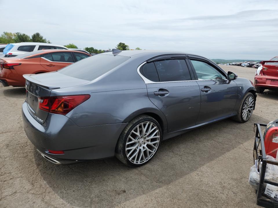2015 Lexus Gs VIN JTHCE1BL6FA009749 COPART salvage auction — FRONT END, Salvage Title, sold $4,300 on 2026-07-10 (photo 3)