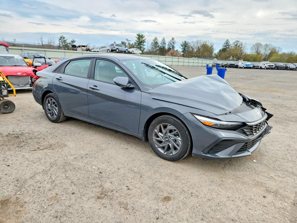 2024 Hyundai Elantra VIN KMHLM4DG9RU682054 COPART salvage auction — FRONT END, Pa - Certificate Of Salvage, sold $4,350 on 2026-07-07 (photo 4)