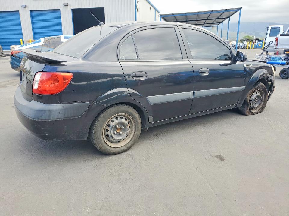 2008 Kia Rio VIN KNADE123286304646 COPART salvage auction — FRONT END, Ca - Salvage Certificate, sold $50 on 2026-07-14 (photo 3)