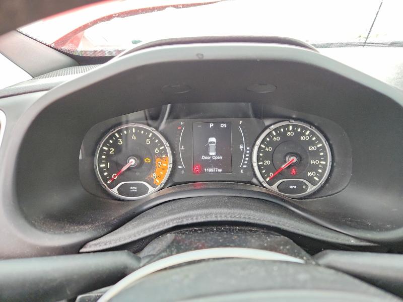 2018 Jeep Renegade VIN ZACCJBBB4JPG95468 COPART salvage auction — FRONT END, IN - BILL OF SALE - PARTS ONLY, sold $750 on 2026-07-27 (photo 9)