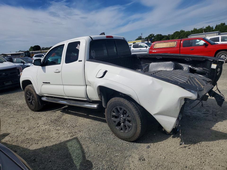 2020 Toyota Tacoma VIN 3TYRZ5CNXLT001938 COPART salvage auction — REAR END, Ca - Salvage Certificate, sold $4,700 on 2026-07-02 (photo 2)