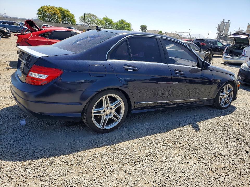 2013 Mercedes-benz C-klasse VIN WDDGF4HB4DA854764 COPART salvage auction — FRONT END, Ca - Lien Papers-Clean Or Ac, sold $325 on 2026-07-17 (photo 3)