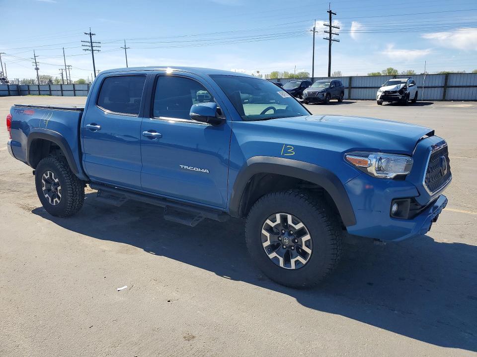 2019 Toyota Tacoma VIN 3TMCZ5ANXKM278205 COPART salvage auction — SIDE, ID - SALVAGE CERTIFICATE OF TITLE, sold $12,700 on 2026-07-30 (photo 4)
