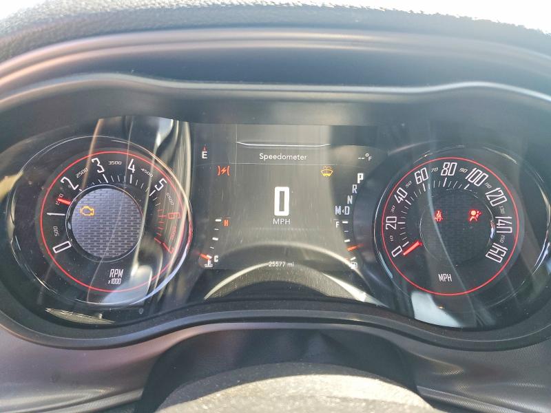 2023 Dodge Challenger VIN 2C3CDZBT3PH669967 COPART salvage auction — FRONT END, IN - CERT OF TITLE-SALVAGE TITLE, sold $8,600 on 2026-08-31 (photo 9)