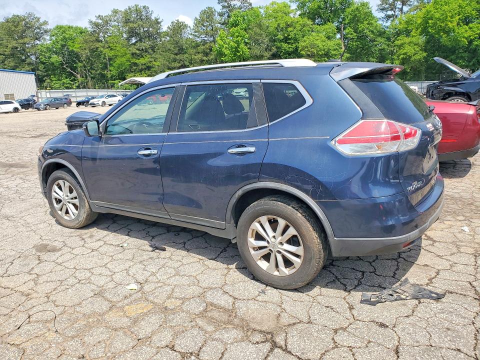 2016 Nissan Rogue VIN KNMAT2MV7GP673415 COPART salvage auction — FRONT END, Ga - Certificate Of Title, sold $2,650 on 2026-07-27 (photo 2)