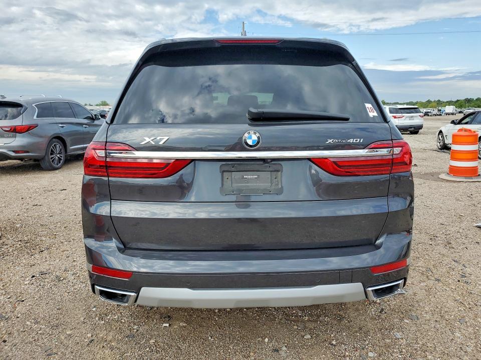 2021 BMW X7 VIN 5UXCW2C0XM9G15855 COPART salvage auction — FRONT END, Tx - Salvage Vehicle Title, sold $17,700 on 2026-07-02 (photo 6)