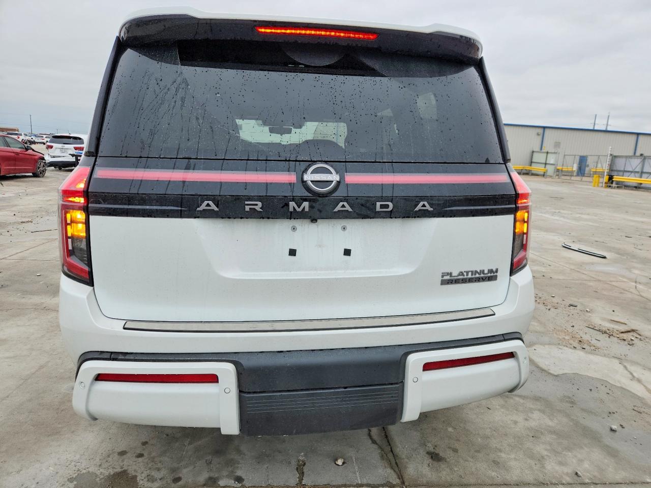 2025 Nissan Armada VIN JN8AY3CCXS9200844 COPART salvage auction — Front End, TX - SALVAGE VEHICLE TITLE, sold $40,750 on 2026-06-26 (photo 6)