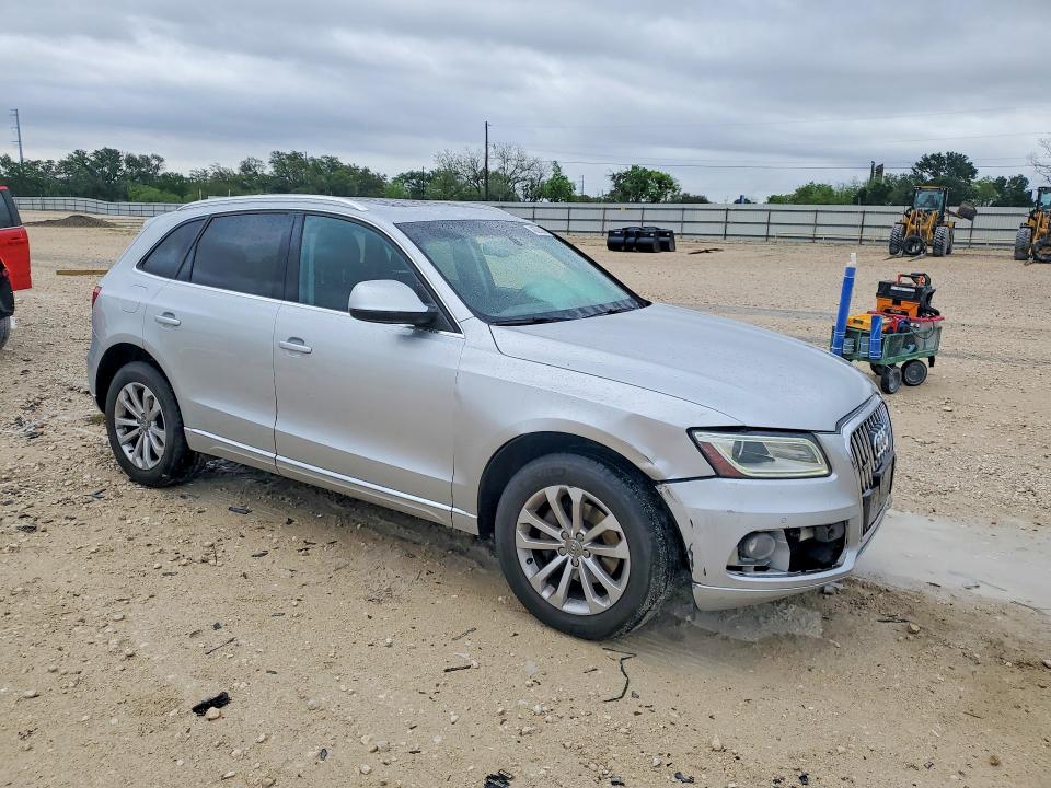2013 Audi Q5 VIN WA1LFAFP8DA101965 COPART salvage auction — FRONT END, Tx - Nonrepairable Title, sold $2,200 on 2026-07-02 (photo 4)