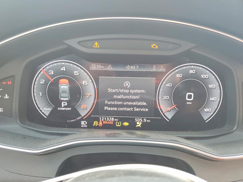 2019 Audi VIN WAUU2AF20KN112407 COPART salvage auction — FRONT END, Tx - Salvage Vehicle Title, sold $10,700 on 2026-07-20 (photo 9)