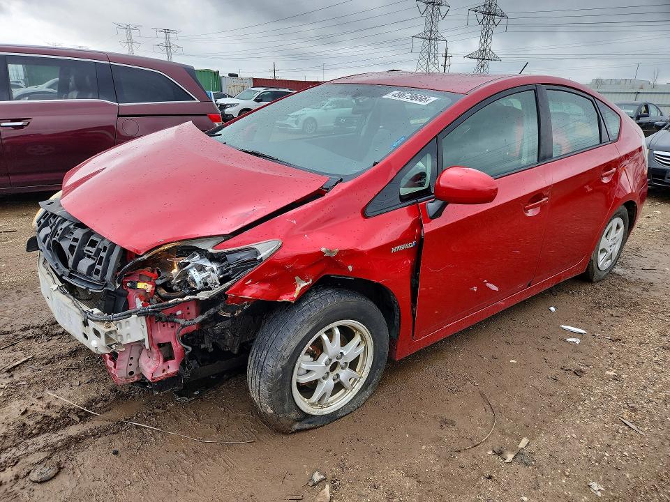 2010 Toyota Prius VIN JTDKN3DU1A0055292 COPART salvage auction — FRONT END, Il - Salvage Certificate, sold $350 on 2026-07-21 (photo 1)