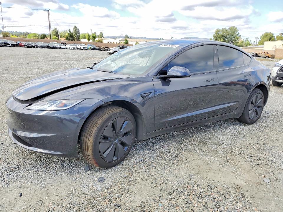 2025 Tesla Model 3 VIN 5YJ3E1EA8SF082991 COPART salvage auction — FRONT END, Salvage Title, sold $4,600 on 2026-07-22 (photo 1)
