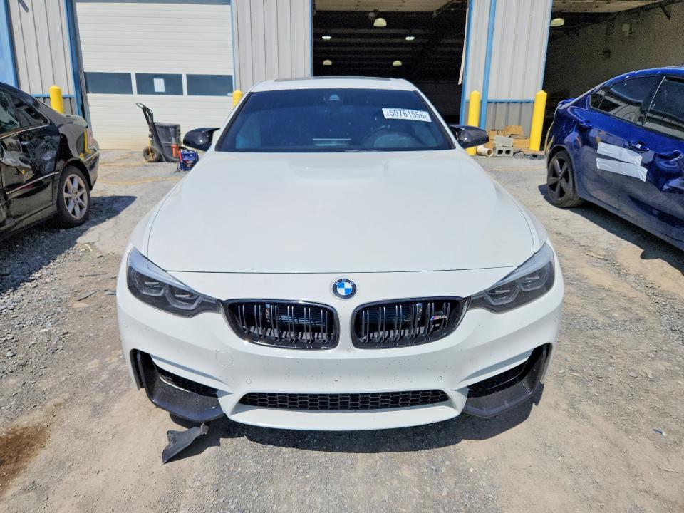 2018 BMW M4 VIN WBS4Y9C57JAA92317 COPART salvage auction — SIDE, Salvage Title, sold $13,600 on 2026-09-17 (photo 5)
