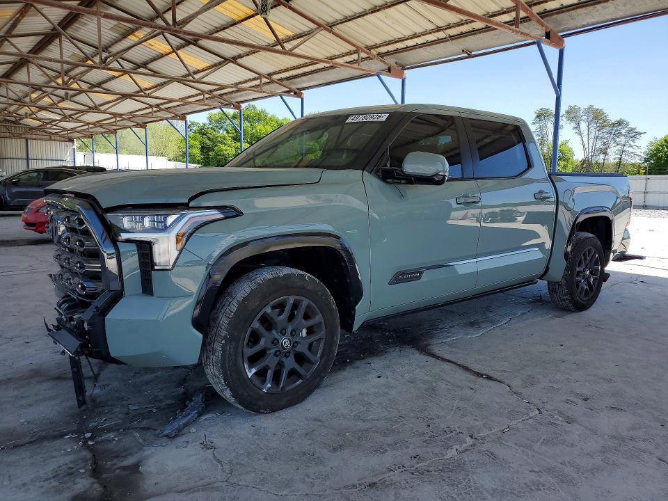 2025 Toyota Tundra VIN 5TFNA5DBXSX270343 COPART salvage auction — FRONT END, Ga - Cert Of Title-Salvage, sold $30,000 on 2026-07-09 (photo 1)
