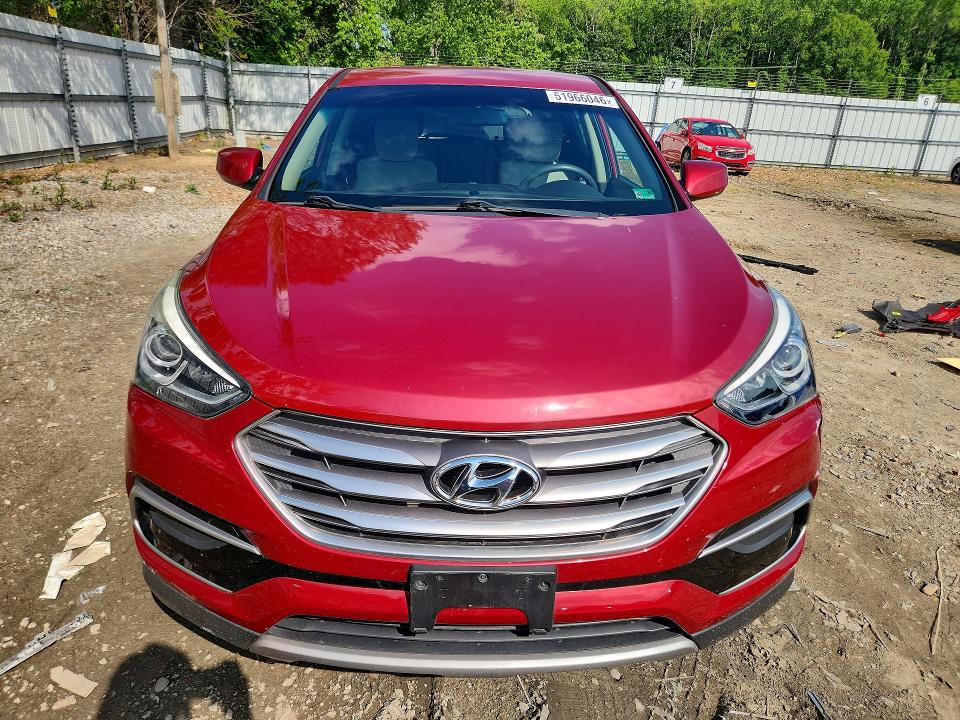 2017 Hyundai VIN 5XYZT3LB5HG435907 COPART salvage auction — REAR END, Va - Cert Of Title - Salvage, sold $2,300 on 2026-07-28 (photo 5)