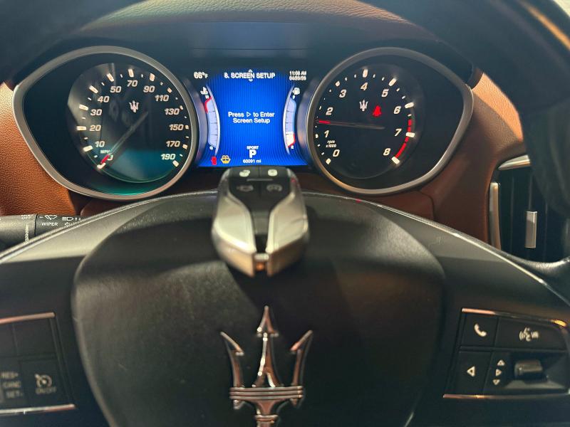 2014 Maserati Ghibli VIN ZAM57RTA0E1087454 COPART salvage auction — DAMAGE HISTORY, Co - Salvage Title (P), sold $18,400 on 2026-07-24 (photo 8)
