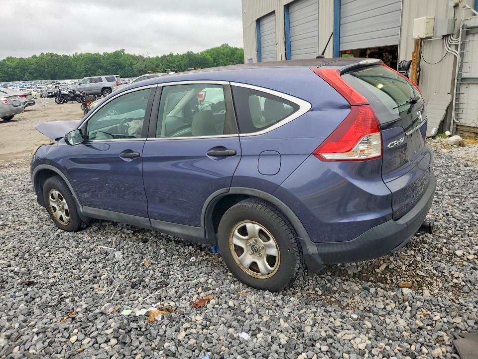 2013 Honda Cr-v VIN 3CZRM3H39DG711641 COPART salvage auction — FRONT END, Tn - Salvage Certificate, sold $1,900 on 2026-07-09 (photo 2)