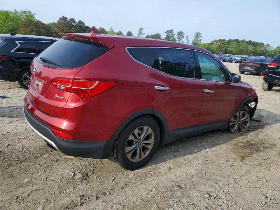 2015 Hyundai Santa fe VIN 5XYZT3LB4FG290176 COPART salvage auction — FRONT END, Va - Cert Of Title - Salvage, sold $1,100 on 2026-07-28 (photo 3)