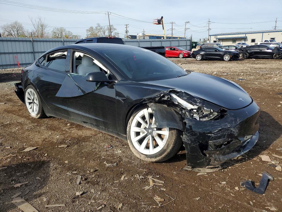 2021 Tesla Model 3 VIN 5YJ3E1EA5MF019088 COPART salvage auction — FRONT END, Il - Salvage Certificate, sold $1,750 on 2026-07-24 (photo 4)