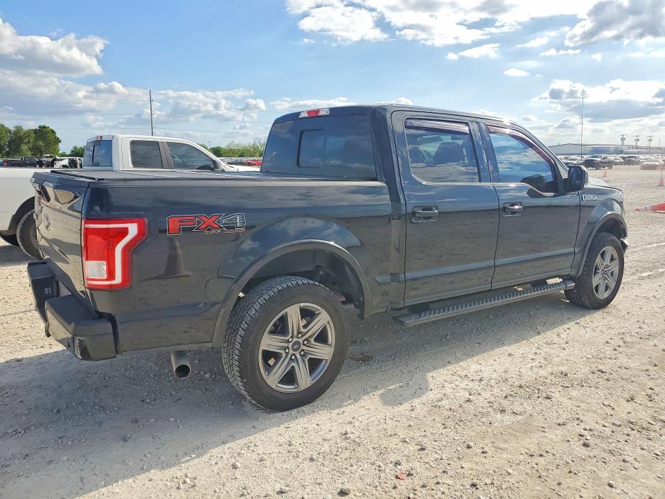 2016 Ford F-150 VIN 1FTEW1EF1GKF80526 COPART salvage auction — FRONT END, Tx - Salvage Vehicle Title, sold $7,400 on 2026-07-02 (photo 3)