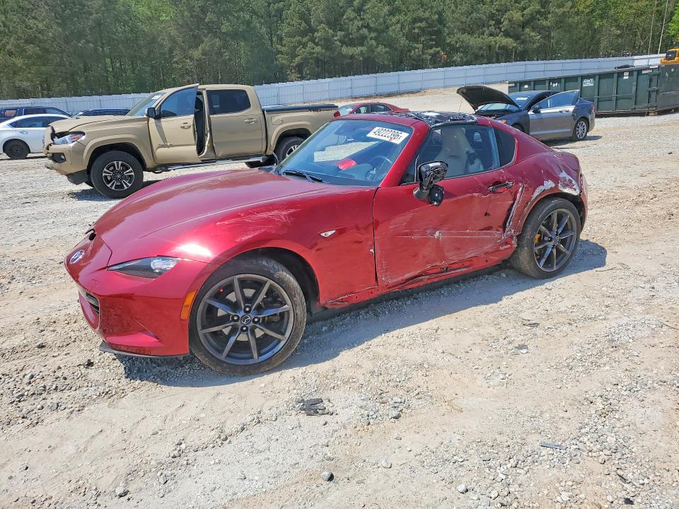 2019 Mazda Mx-5 miata VIN JM1NDAM77K0305716 COPART salvage auction — ALL OVER, Ga - Cert Of Title-Salvage, sold $1,800 on 2026-07-15 (photo 1)