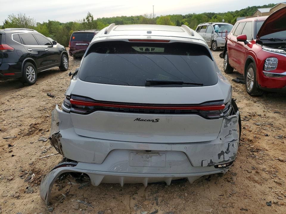 2021 Porsche Macan VIN WP1AB2A53MLB33214 COPART salvage auction — ALL OVER, Nc - Salvage Certificate Of Title, sold $8,400 on 2026-07-06 (photo 6)