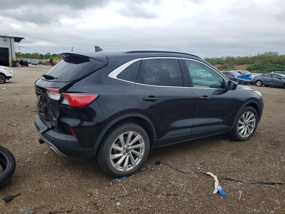 2022 Ford Escape VIN 1FMCU9J9XNUA39497 COPART salvage auction — REAR END, Il - Salvage Certificate, sold $8,800 on 2026-07-03 (photo 3)