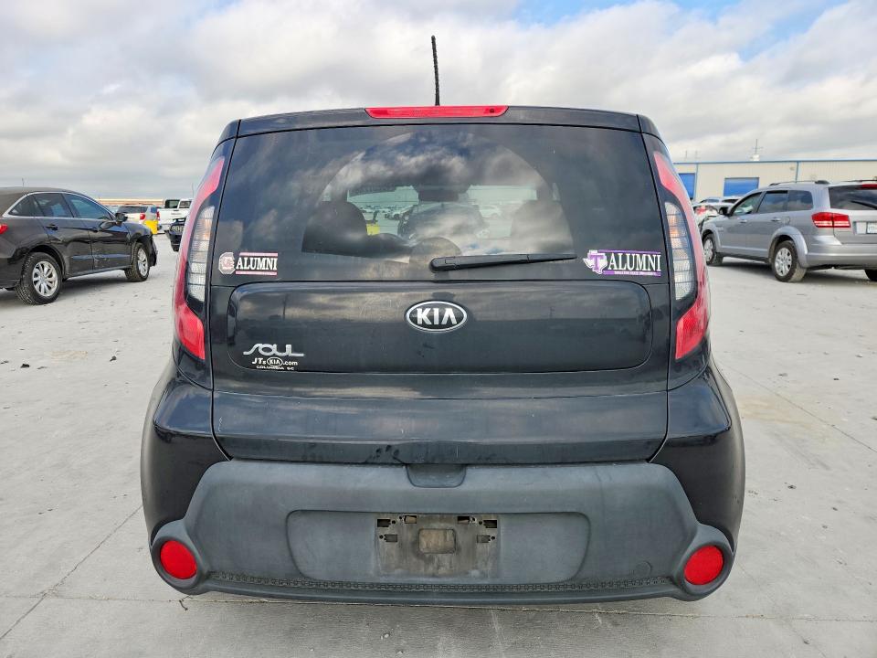 2016 Kia Soul VIN KNDJN2A20G7288248 COPART salvage auction — FRONT END, Tx - Salvage Vehicle Title, sold $1,400 on 2026-07-10 (photo 6)