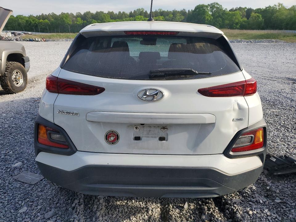 2020 Hyundai Kona VIN KM8K1CAA2LU487189 COPART salvage auction — FRONT END, Wv - Salvage Certificate, sold $250 on 2026-07-23 (photo 6)
