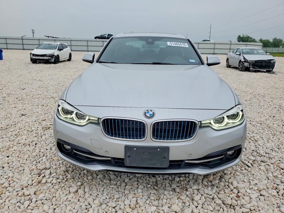 2017 BMW 3er VIN WBA8E1C51HK895142 COPART salvage auction — REAR END, Tx - Certificate Of Title, sold $6,800 on 2026-07-09 (photo 5)