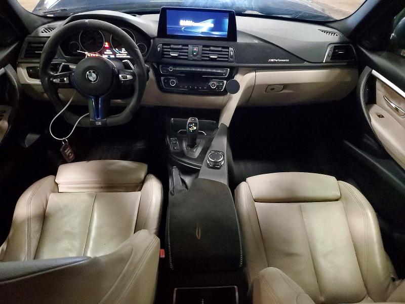 2016 BMW 3er VIN WBA8B7C57GK702549 COPART salvage auction — FRONT END, Mi - Certificate Of Title, sold $4,050 on 2026-07-06 (photo 8)