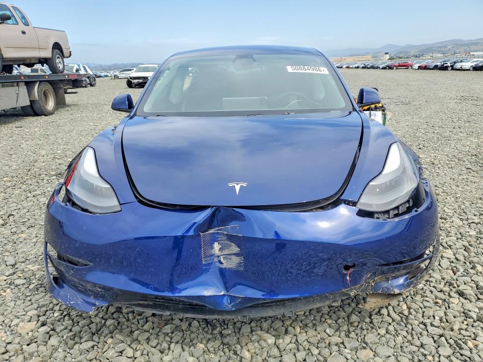 2022 Tesla Model 3 VIN 5YJ3E1EC0NF298176 COPART salvage auction — SIDE, CA - SALVAGE CERTIFICATE, sold $5,300 on 2026-07-02 (photo 5)