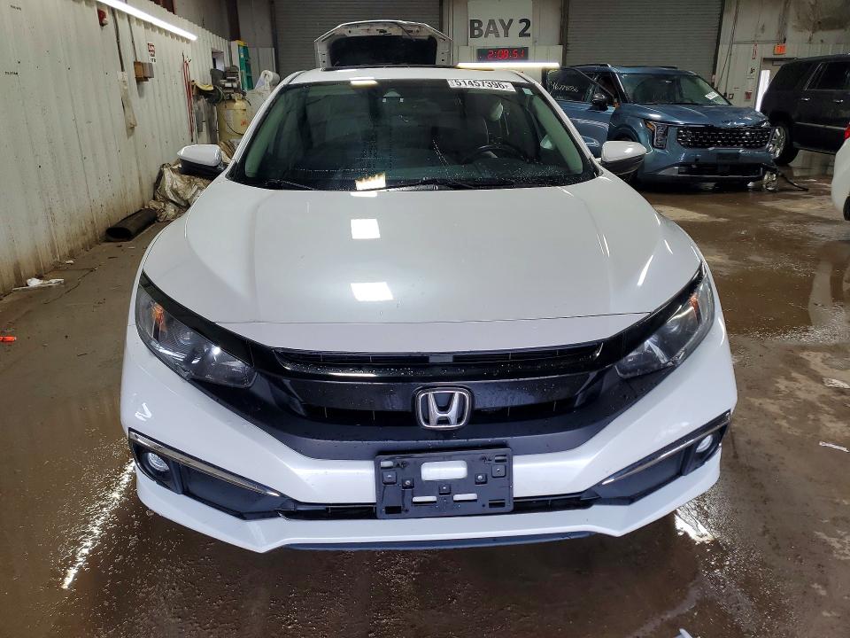2020 Honda Civic VIN 19XFC1F39LE013253 COPART salvage auction — SIDE, Il - Salvage Certificate, sold $4,900 on 2026-07-09 (photo 5)