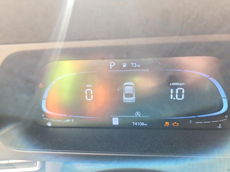 2025 Hyundai Elantra VIN KMHLL4DG3SU881951 COPART salvage auction — FRONT END, Sc - Cert Of Title-Salvage, sold $4,800 on 2026-07-13 (photo 9)