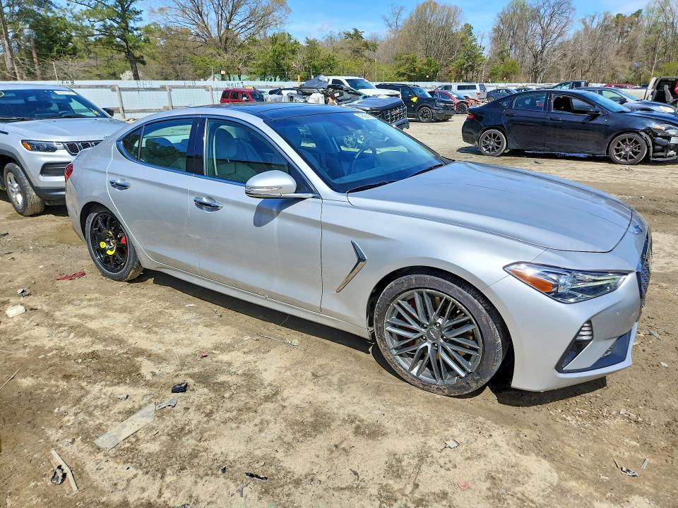 2019 Genesis G70 VIN KMTG74LE6KU023563 COPART salvage auction — SIDE, De - Salvage Certificate, sold $2,300 on 2026-07-21 (photo 4)