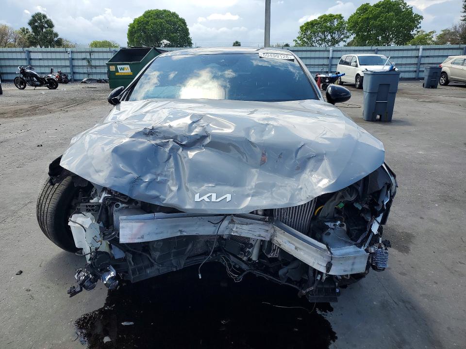 2022 Kia K5 VIN 5XXG64J22NG155790 COPART salvage auction — FRONT END, Fl - Certificate Of Destruction, sold $1,400 on 2026-07-08 (photo 5)