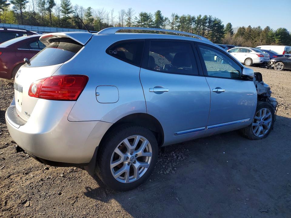 2013 Nissan Rogue VIN JN8AS5MV9DW642760 COPART salvage auction — FRONT END, MD - CERT OF SALVAGE > 75% DAMAGE, sold $450 on 2026-07-20 (photo 3)