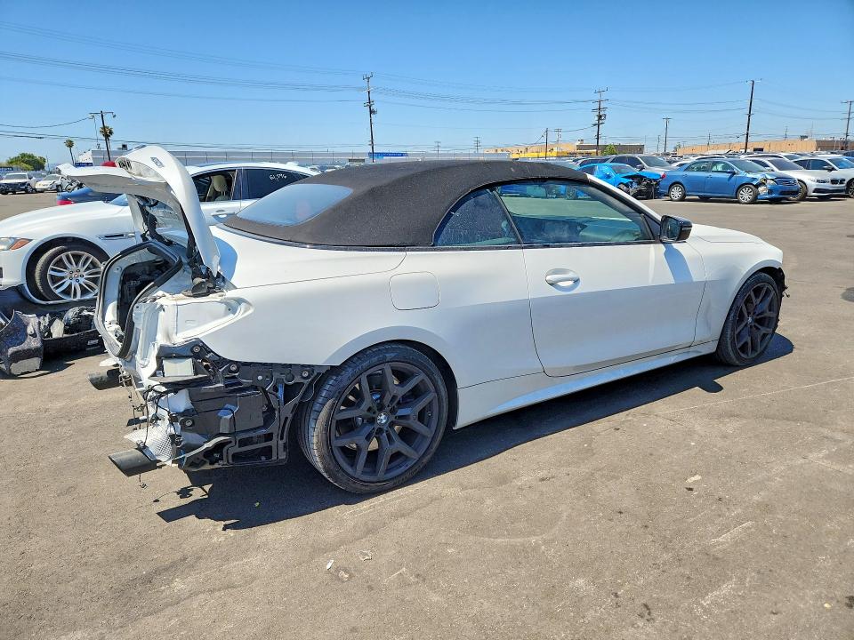 2025 BMW 4er VIN WBA33DB08SCT93656 COPART salvage auction — FRONT END, Ca - Salvage Certificate, sold $22,100 on 2026-07-15 (photo 3)