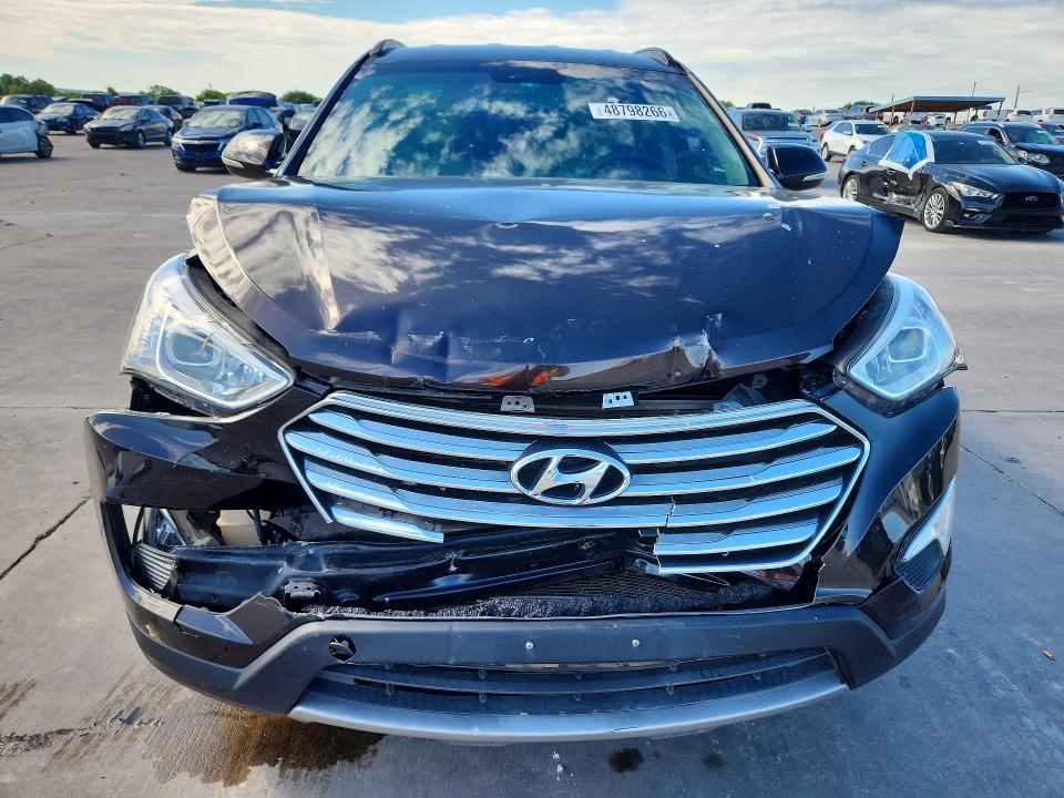 2016 Hyundai Santa fe VIN KM8SNDHF7GU142306 COPART salvage auction — FRONT END, Tx - Salvage Vehicle Title, sold $1,550 on 2026-07-23 (photo 5)